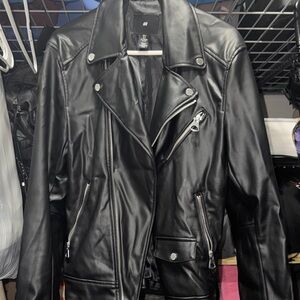 H&M Black Leather Jacket